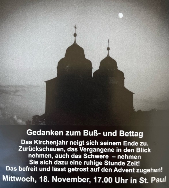 Buß- und Bettag